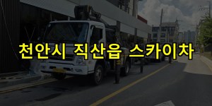 천안시 직산읍 스카이차 24시간 출동 아자스카이