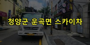 청양군 운곡면 스카이차 24시간 출동 아자스카이