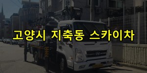 고양시 지축동 스카이차 24시간 출동 아자스카이