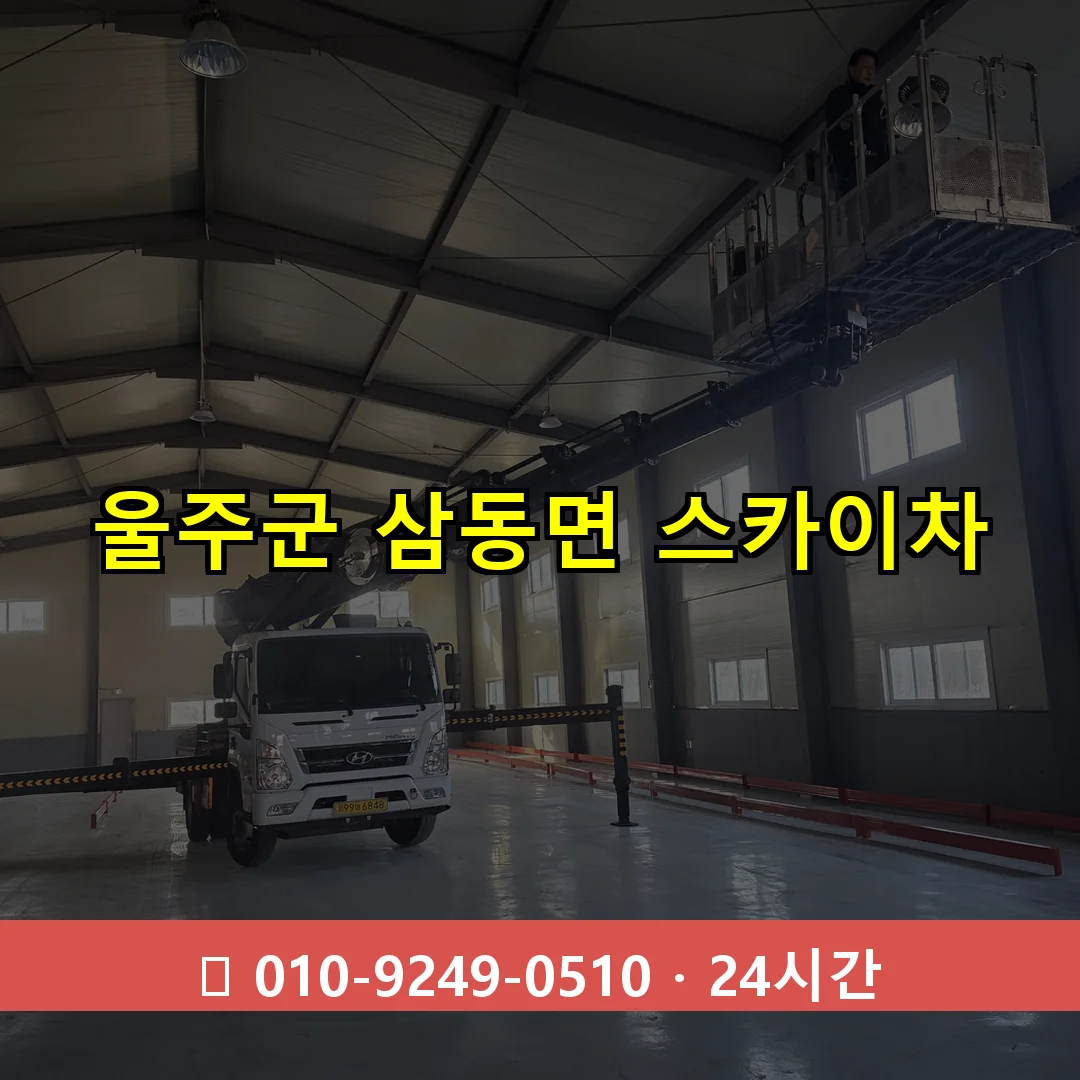 울주군 삼동면 스카이차 즉시 출동 - 1톤~3톤 아자스카이 1 울주군 삼동면 스카이차 24시간 즉시 출동