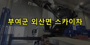 부여군 외산면 스카이차 24시간 출동 아자스카이