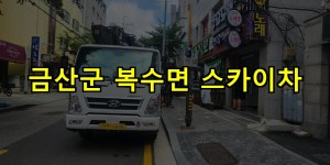 금산군 복수면 스카이차 24시간 출동 아자스카이