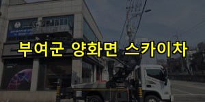 부여군 양화면 스카이차 24시간 출동 아자스카이