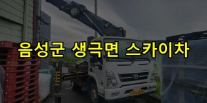 음성군 생극면 스카이차 24시간 출동 아자스카이