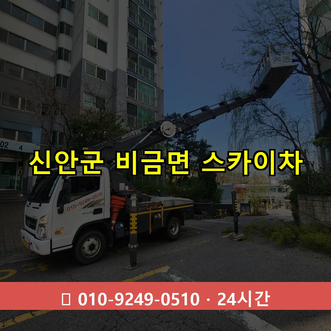 신안군 비금면 스카이차 24시간 즉시 출동