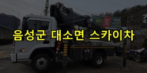 음성군 대소면 스카이차 24시간 출동 아자스카이
