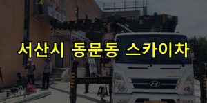 서산시 동문동 스카이차 24시간 출동 아자스카이