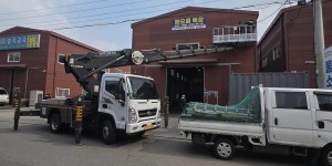 사하구 스카이차 스카이차 현장 작업