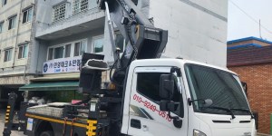 보성군 스카이차 스카이차 현장 작업