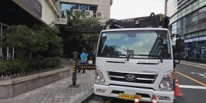 청주시 스카이차 스카이차 현장 작업