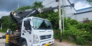 고창군 스카이차 스카이차 현장 작업