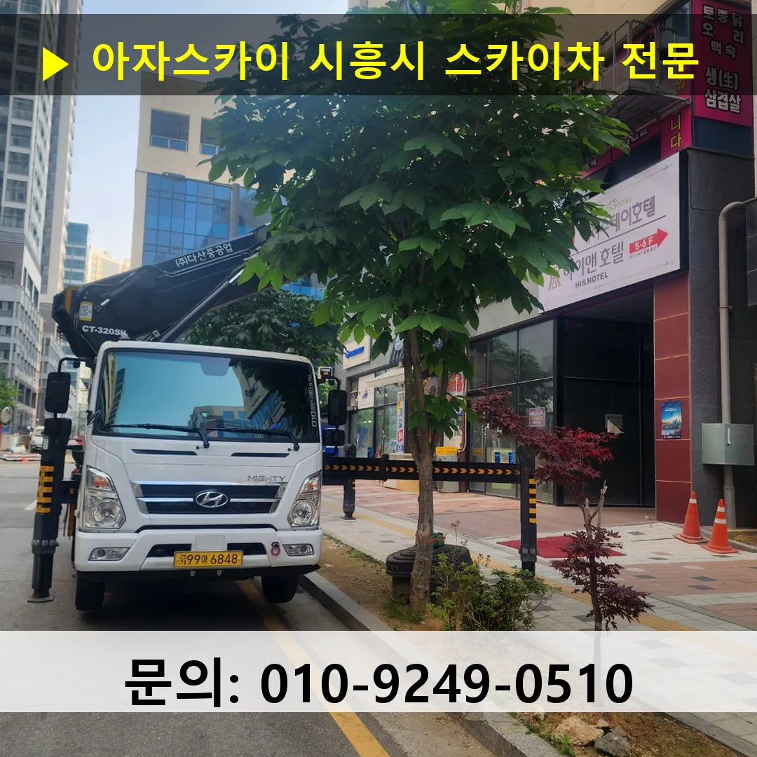 시흥시 스카이차 스카이차 현장 작업 시흥시 스카이차 스카이차 현장 작업