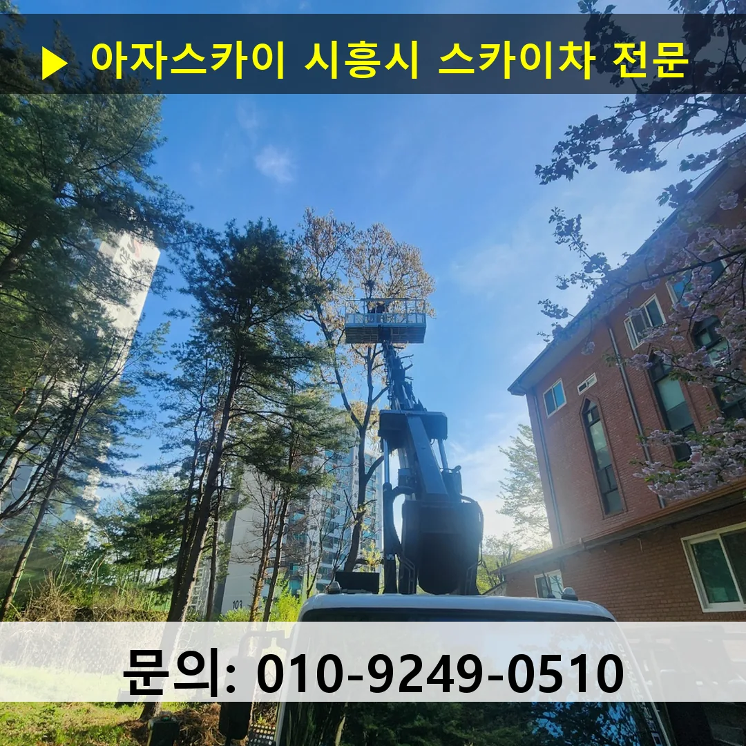 시흥시 스카이차 고소작업차 장비 세팅 시흥시 스카이차 고소작업차 장비 세팅