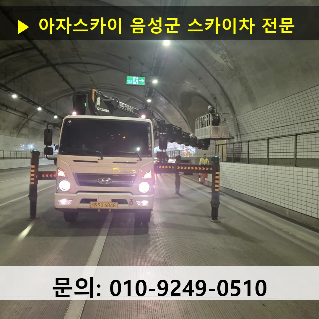음성군 스카이차 스카이차 작업 완료 음성군 스카이차 스카이차 작업 완료