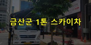 금산군 1톤 스카이차 24시간 출동 아자스카이