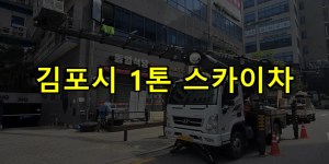 김포시 1톤 스카이차 24시간 출동 아자스카이