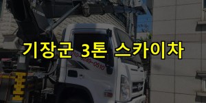 기장군 3톤 스카이차 24시간 출동 아자스카이
