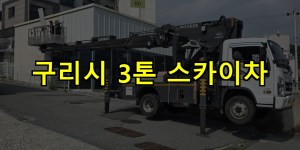 구리시 3톤 스카이차 24시간 출동 아자스카이