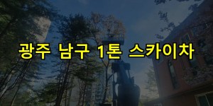 광주 남구 1톤 스카이차 24시간 출동 아자스카이