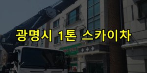 광명시 1톤 스카이차 24시간 출동 아자스카이