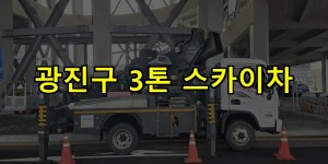 광진구 3톤 스카이차 24시간 출동 아자스카이