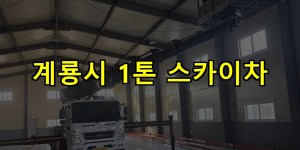 계룡시 1톤 스카이차 24시간 출동 아자스카이