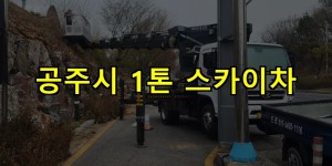 공주시 1톤 스카이차 24시간 출동 아자스카이