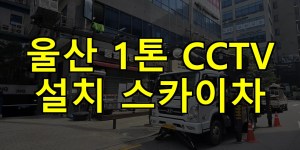 울산 1톤 CCTV 설치 스카이차 24시간 출동 아자스카이