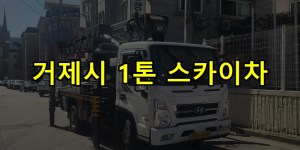 거제시 1톤 스카이차 24시간 출동 아자스카이