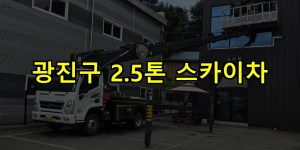 광진구 2.5톤 스카이차 24시간 출동 아자스카이
