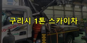 구리시 1톤 스카이차 24시간 출동 아자스카이